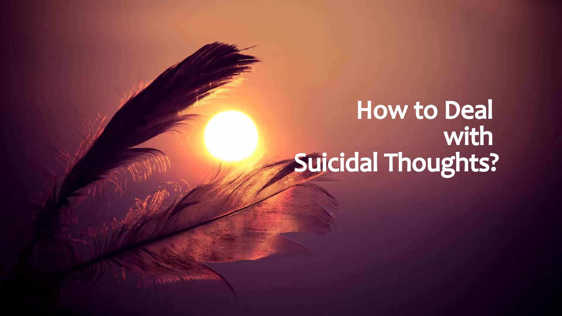 If you're feeling suicidal you've come to the right place - lifeinvedas.com