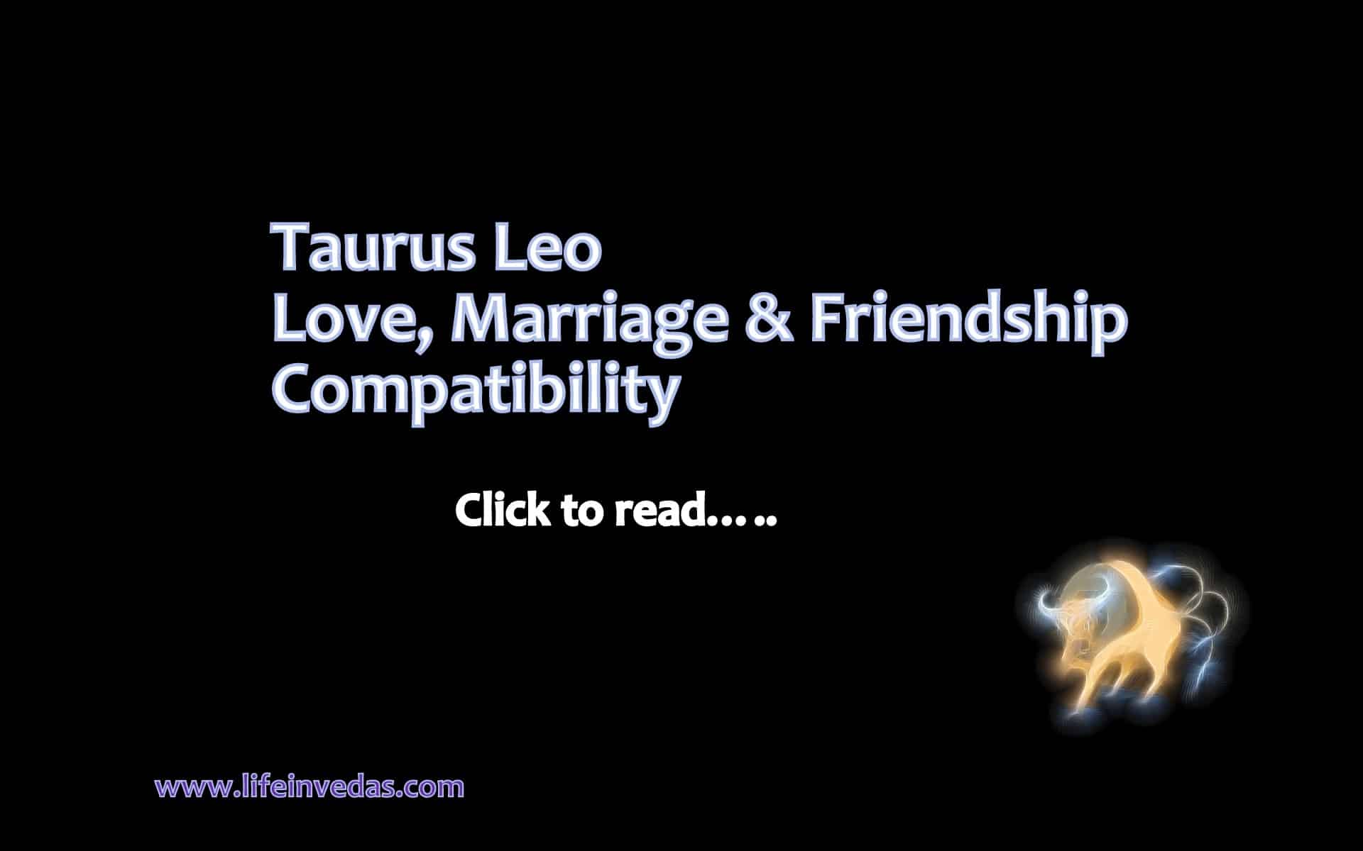 Is Leo and Taurus a good match?