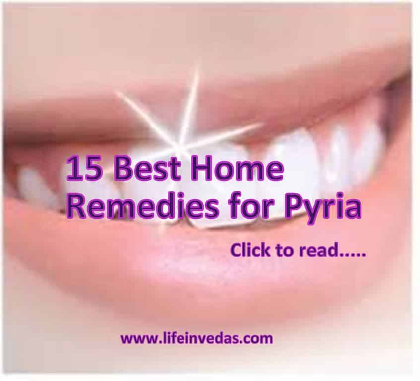 home remedies for pyria