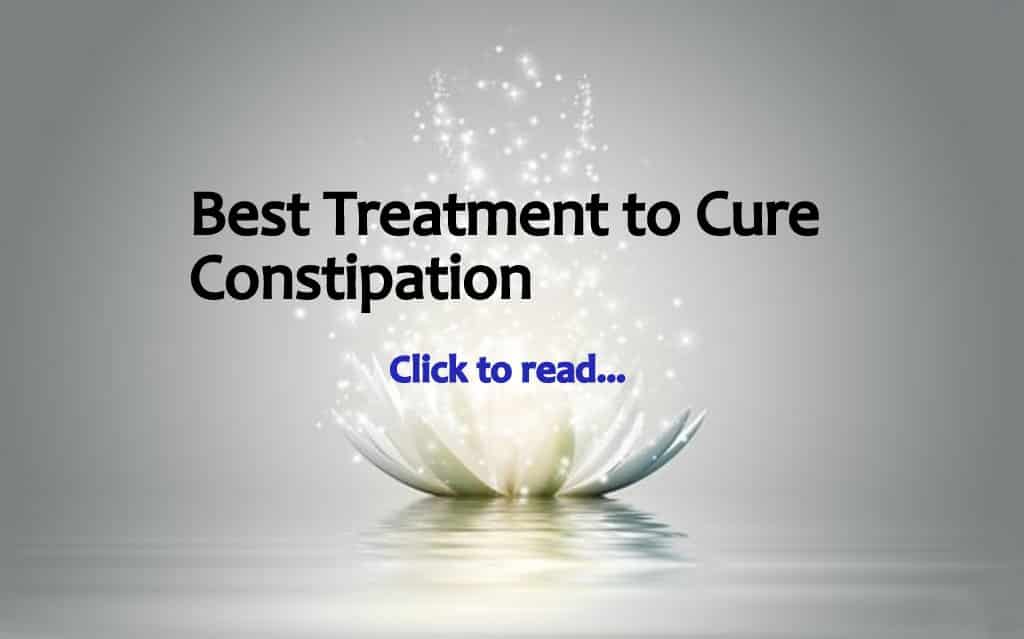 How to cure constipation