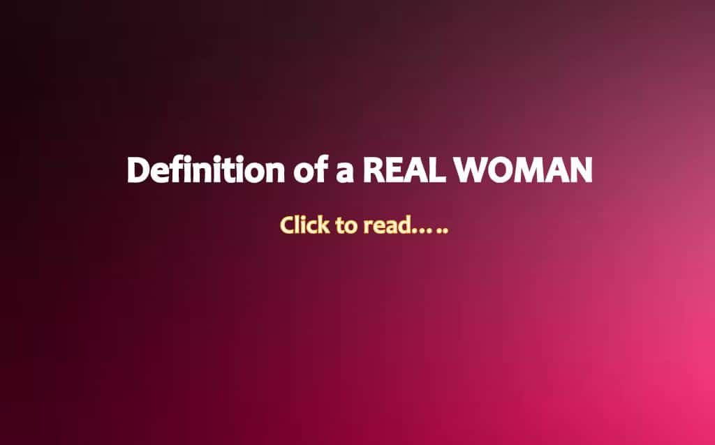 Definition Real Woman