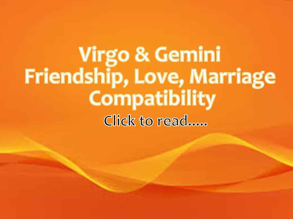 Gemini and Virgo Compatibility