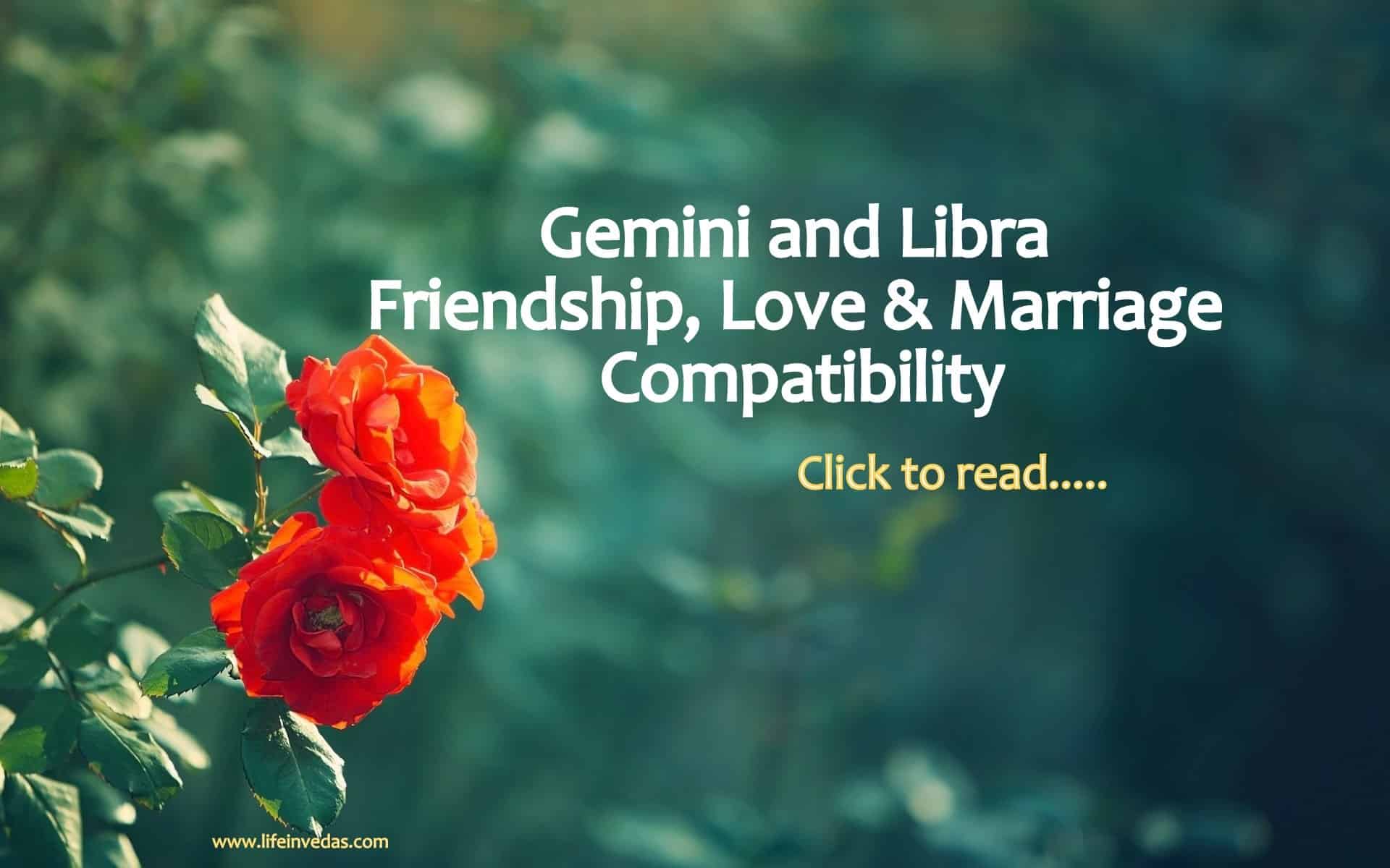 Libra Gemini friendship