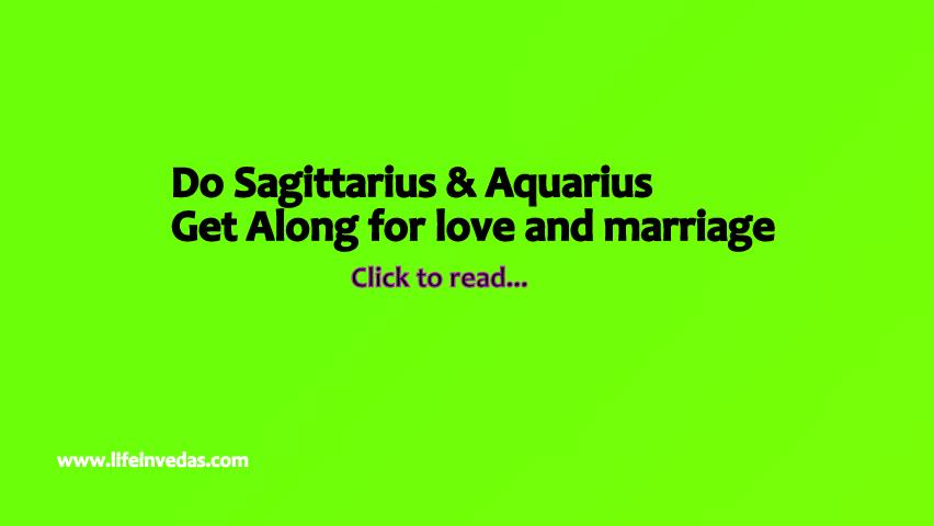 Sagittarius and Aquarius