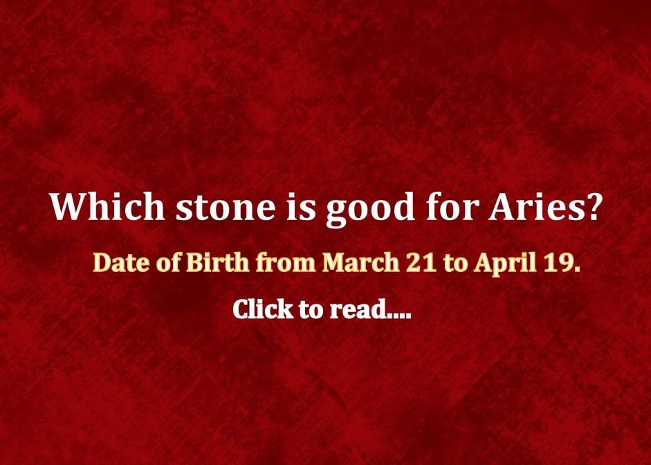 Aries birthstone gemstone