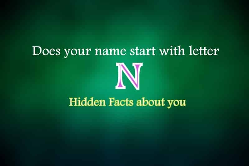 Meaning of Letter n