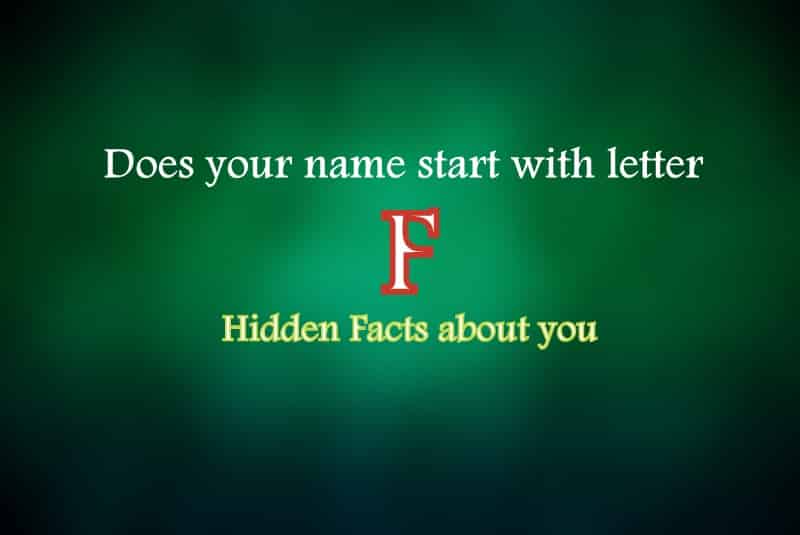 Meaning of Letter f