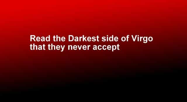 Black zodiac Virgo