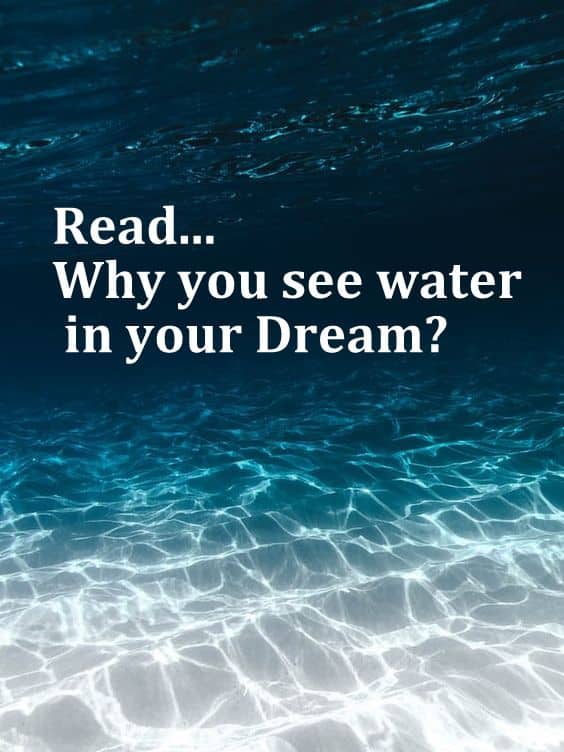 dream about water